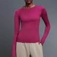 thumbnail image 2 of Ruimatai Women's Long Sleeve Workout Shirts Moisture Wicking Athletic Yoga Top with V-Neck for Fitness Running, 2 of 9