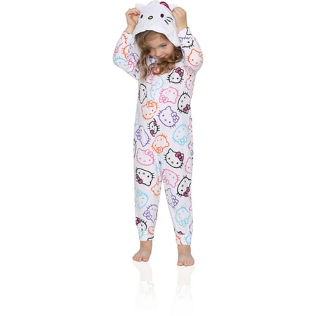 Hello Kitty Little Girls Onesie Footed Pajama Walmart Canada