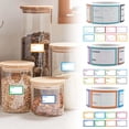 thumbnail image 6 of Blank Date Labels,Removable Labels,Colorful Bordered Writable Labels,Self-Adhesive Rectangular Stickers,for Food Containers,Freezer,Fridge,Jars,Pantry, Organization,1.57x0.98 inch(multicolored2), 6 of 7