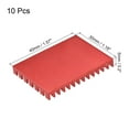 thumbnail image 2 of Uxcell Electronic Radiators Aluminium Heatsink 30x40x5mm for CPU Red 10 Pack, 2 of 5