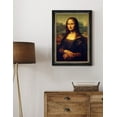 thumbnail image 3 of DECORARTS - Mona Lisa by Leonardo da Vinci. Canvas Wall Art with Black Wood Frame for Home Decor. Total Size: 15.25" x 21.25", 3 of 7