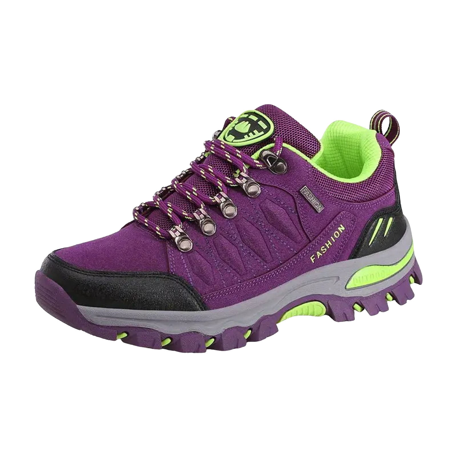 Dakaela Women's Hiking Boots Waterproof Non Slip Walking Shoes Comfortable Outdoor Backpacking Sneakers