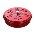 thumbnail image 1 of Leutsin Classical Design Portable Mosquito Coil Holder Box Iron Case Holder With Lid, 1 of 2