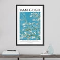 thumbnail image 3 of PixonSign Framed Canvas Print Wall Art Vincent Van Gogh Flowering Almond Blossoms Classic Vintage Illustrations Fine Art Decorative Multicolor for Living Room, Bedroom, Office - 24"x36" BLACK, 3 of 5