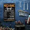 thumbnail image 2 of Funny Mechanic Shop Sign Mechanic Hourly Rate Metal Tin Sign Vintage Garage Shop Rates Signs Mechanical Garage Accessories Auto Garage Decor Tool Wall Art Signs 8 X 12 Inch, 2 of 14