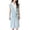 Light Blue, variant on Bathrobe for Women Wearable Style Soft Comfy Absorbent Sleeveless V Neck Wrap Robes with Pocket & Belt