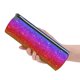 thumbnail image 5 of Easygdp Rainbow Glitter para Estuche de Lápices Cilíndrico de Cuero con Cremallera, Organizador de Lápices de Cuero para Escuela, Oficina y Viajes, 5 of 6