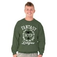 thumbnail image 3 of Fantasy MVP League Sports Fanatic Men's Big & Tall Crewneck Sweatshirt Brisco Brands 5X, 3 of 4