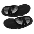 thumbnail image 1 of UPGRATOR 1Par Zapatillas De Ballet Para Mujer Con Suela Flexible Y Material PU Negro, 1 of 6