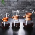 thumbnail image 1 of Minimalist Home Drip Coffee Maker Set - 1000ml Round Glass Pot with Filter, Compact Design for Small Households, Affordable 5-10 Yuan Brewing Kit for Daily Use, Simplified Modern Kitchenware for, 1 of 3