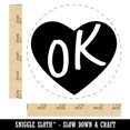 thumbnail image 2 of OK Oklahoma State in Heart Rubber Stamp for Scrapbooking Crafting Stamping - Large 1-1/4 Inch, 2 of 7