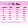 thumbnail image 7 of Shine Up Blouses for Womens Floral Print Tunic Tops Summer V-Neck 3/4 Ruffle Sleeve Blouse, 7 of 7