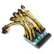 thumbnail image 5 of Servidor Psu 18awg 6pin a 6 + 2 8pin 12 puertos 12 puertos placa de ruptura de fuente de alimentación, verde Feliz Sencillez, 5 of 5
