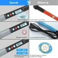thumbnail image 6 of HANDSKIT 90W Constant 180~480℃ Adjustable Electric Iron LCD Digital Display ℃/℉ Conversion Electric Iron, 6 of 7