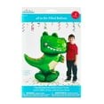 thumbnail image 2 of 46" Green Air-Filled T-Rex Balloon, by Way To Celebrate, 2 of 5