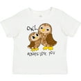 thumbnail image 3 of Inktastic Owl Always Love You Cute Owl Family Boys or Girls Toddler T-Shirt, 3 of 5