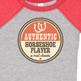 thumbnail image 4 of Inktastic Horseshoe Player Boys or Girls Baby Bodysuit, 4 of 5