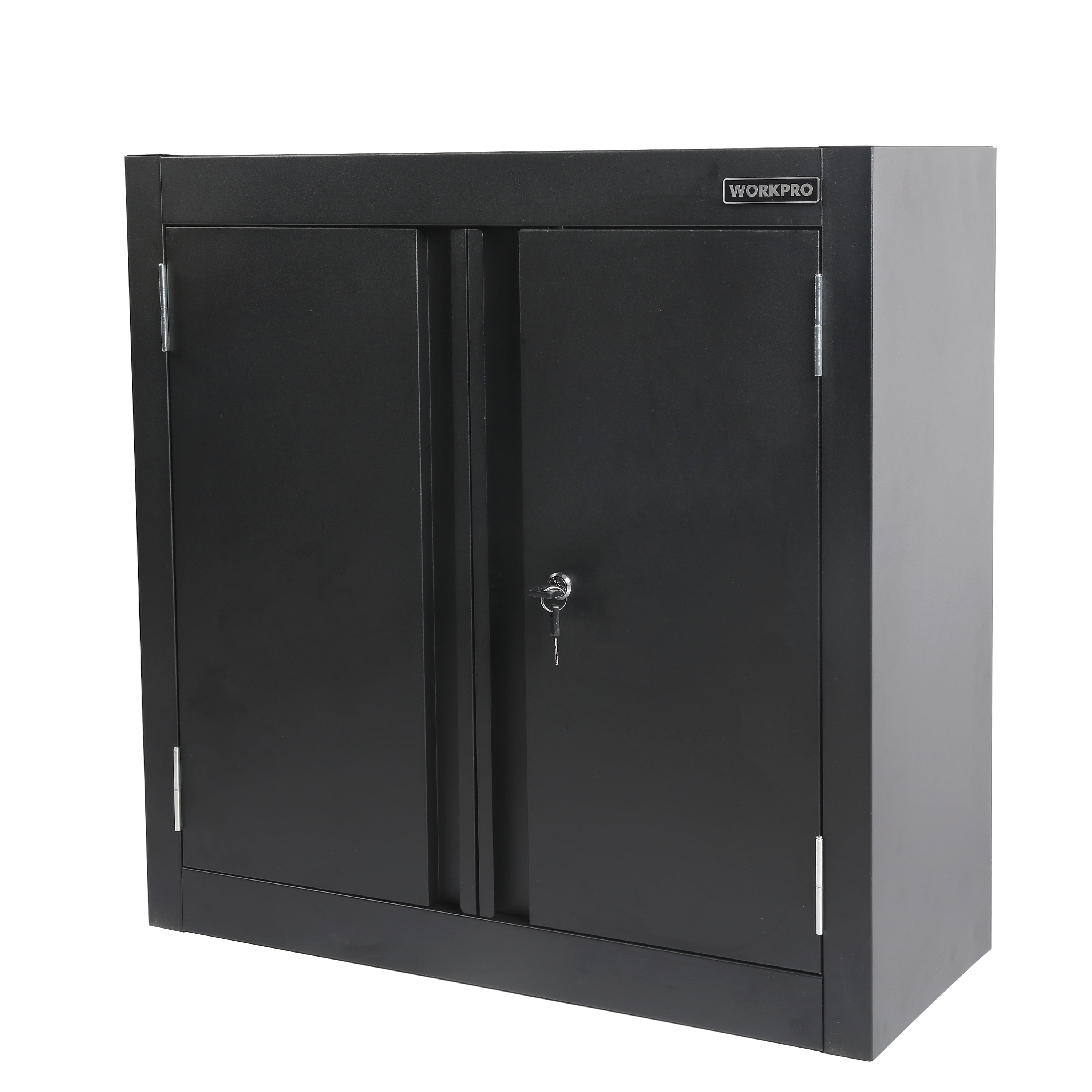 2 Door Magnet Wall Cabinet Adjustable Shelves Garage Furniture Storage Organizer 