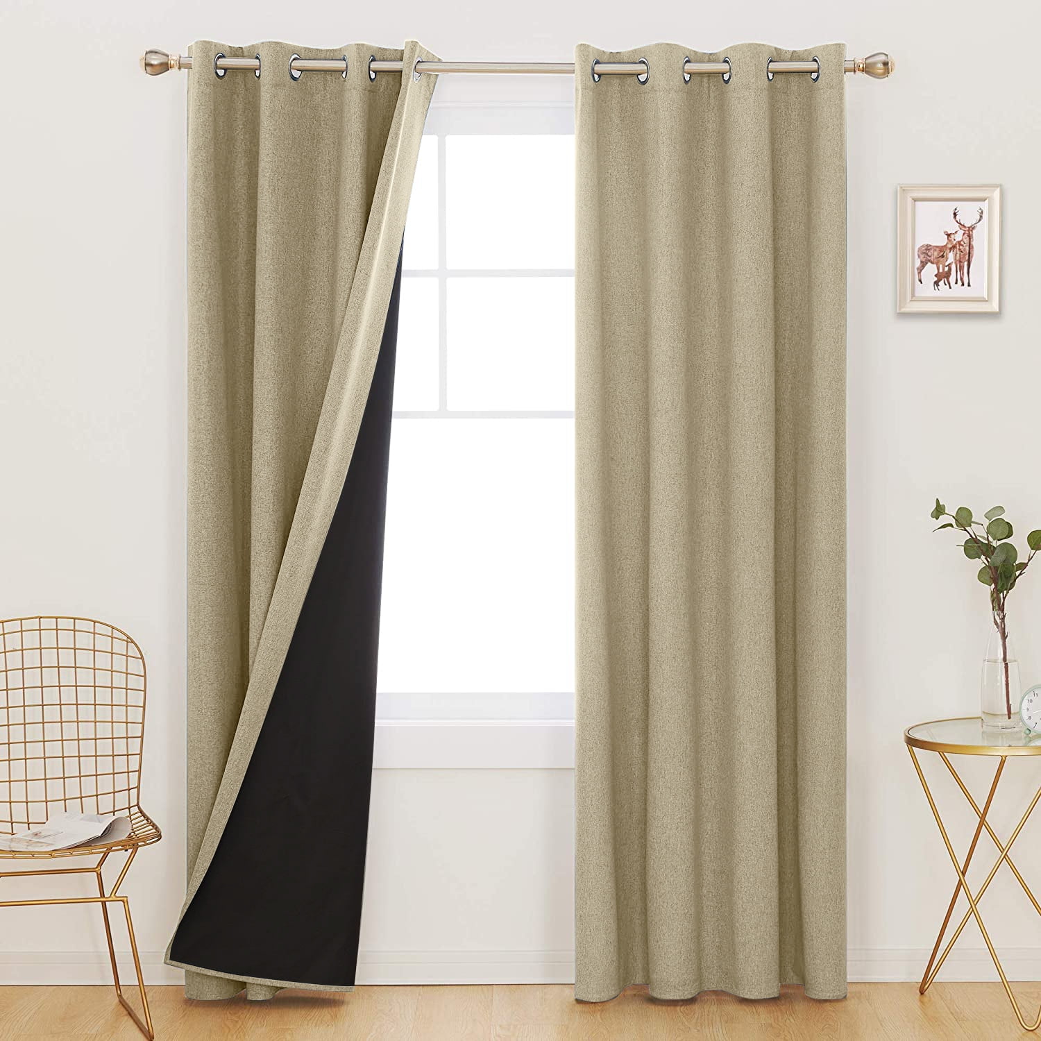 Harry Potter Thicken Solid Blackout Curtain Panels Thermal Window Drapes 1 Pair 