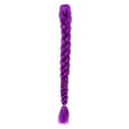 thumbnail image 2 of Extensión de cabello con cola de caballo y clip trenzado, trenzado resistente para mujeres y niñas, cosplay Astilla morada oscura, 2 of 9