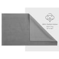 thumbnail image 4 of American Soft Linen, Slip Reducer Bath Rug, 100% Cotton 17x24 inches, Soft Absorbent Bath Mat Rugs, Rockridge Gray, 4 of 7