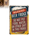 thumbnail image 2 of MKHSQHDG Clearance Metal Warning Sign Humor Fridge Decorative Plate Painting 7X11 Inch for Garage Party &, 2 of 5