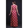 thumbnail image 3 of Bimba Robe Longue Décontractée Sans Manches à Col Rond pour Femmes, Imprimé Floral, X-Grand, 3 of 5