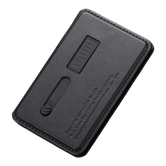 MOMOJIA Universal Magnetic Wallet Foldable Phone Stand Card Holder PU1eatherMobile Accessory for All Smartphones