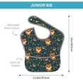thumbnail image 4 of Kdxio Cute plant fox Bibs For Babies, Baby Bibs for Eating, Toddler Bibs, Waterproof Bibs, Feeding Bibs, for Toddlers, Boys, Girls, 4 of 8