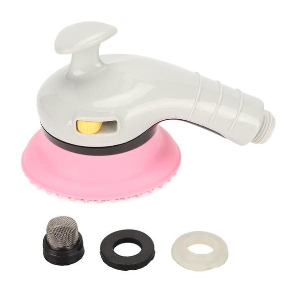 Cepillo rociador de ducha para mascotas, cepillo para cabezal de ducha para mascotas, cabezal de ducha para perros, cepillo de baño, accesorio de baño para perros para cabezal de ducha, salida de alta intensidad Jadeshay A