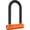Black and Orange, variant on General Bike Lock: Heavy Duty Anti Theft Bike U Lock with 5ft Security Steel Cable - 17mm Shackle Bicycle U-Locks with 2 Keys & Mounting Bracket for Road Mountain Bike, Size 7.76''x5.02'', 1.64lb