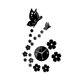 thumbnail image 4 of Reloj de pared acrílico personalizable con pegatinas silenciosas para decoración de pared, moderno. Negro, 4 of 9