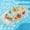 C, variant on Floating Pool Game Table, Floating Snack Bar Pool Inflatable Snack, Spacious Inflatable Board Games Table, Suitable for Pool Use