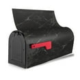 thumbnail image 4 of PHELIKA Grey Black Texture Pattern 03 Magnetic Mailbox Covers Standard Size 25.5"H x 21"W, 4 of 8