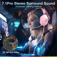 thumbnail image 3 of Ps5 Wired Gaming Headset for PC/Xbox Series,AILKIN Ps5 Gaming Headset with Mic Noise Cancelling Microphone for PS4/PS5/Switch,PC Usb Gaming Headphone,Dual 3.5mm Aux Head,RGB Light,7.1 Surround Sound, 3 of 6