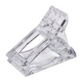thumbnail image 2 of 5PC Hot Nail Clips - Crystal Nail Tip Fixing Clips, Reusable Acrylic Manicure Tool, Dual Nail Extension Holder, Transparent Nail Art Accessory, Salon Home DIY, Safe for Sensitive Makeup Organizers, 2 of 9