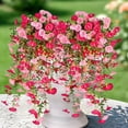 thumbnail image 4 of Decoraciones De Plástico Lirios artificiales rosas de plástico con forma de trompeta,ideales para decoración de bodas y jardines (1 pieza). Rkxzt, 4 of 7
