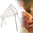 thumbnail image 1 of Cono de retención de aves de corral Cono de pollo Cono de de metal independiente para gallinas ponedoras grandes Procesamiento de aves L, 1 of 8