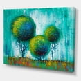 thumbnail image 3 of Designart ' Colourful Landscape Trees Impressionist II ' Modern Canvas Wall Art Print, 3 of 4