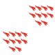 thumbnail image 2 of Injueey 10 piezas de flores artificiales rama de flor de durazno flor falsa con tallos y hojas vivas para decoración de Navidad rojo Rojo 2Conjunto, 2 of 6