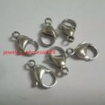 thumbnail image 6 of HOOUN wholesale 100pcs/ 500pcs Stainless steel lobster clasps & Hooks jewelry finding-11mm-100pcs, 6 of 8