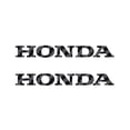 thumbnail image 3 of IPG Compatible with Honda Logo Letter 6" Vinyl Decal Sticker (2 Units) Carbon Fiber Cover Wrap Skin Do it Yourself Stickers Set Personalize Your Vehicle (Black Carbon Fiber), 3 of 6