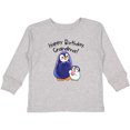 thumbnail image 3 of Inktastic Happy Birthday, Grandma Cute Penguins Boys or Girls Long Sleeve Toddler T-Shirt, 3 of 5