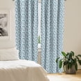 thumbnail image 2 of Ambesonne Geometric Curtains, Modern Blue Circles, Pair of 28"x63", Multicolor, 2 of 5