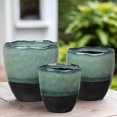 thumbnail image 2 of Harvella Irregular Rim Ceramic Planter Set (Set of 3), 2 of 11