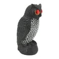 thumbnail image 3 of Ahuyentador De Pájaros Búho Con Ojos Rojos, Plástico Fino Resistente Al Desgaste Ahuyenta A Los Pájaros Para Patios, Parques, Céspedes Al Aire Libre, 3 of 7