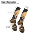 thumbnail image 2 of Naloa Grim Coffee Skull Knee Socks, High Socks Long Stretchy Sock Women Knee High Stocking, Long Socks for Women, 2 of 6
