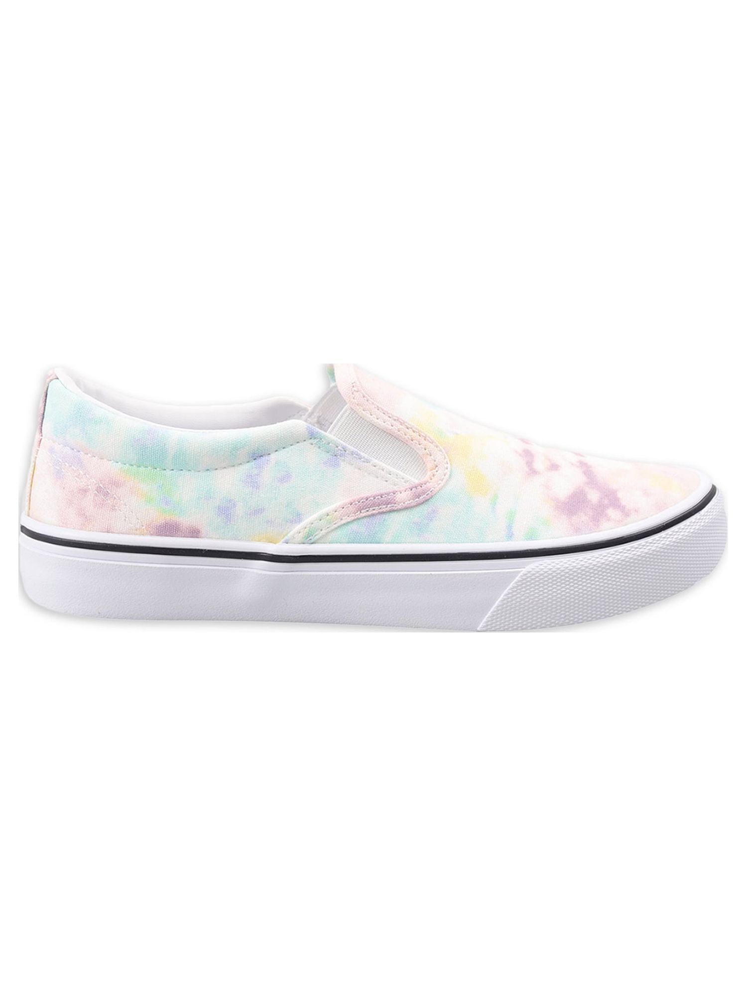 Time and Tru Women s Twin Gore Casual Slip On Shoe Walmart