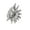 Silver, variant on Trendy Gold/Silver Color Sea Urchin Rings Contemporary Metal Punk Styles Jewelry for Fashion Enthusiasts