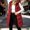 Wine, variant on WIZUTIZ Women's Solid Color Long Puffer Vest Hooded High Neck Button Zip Front Pockets Down Cotton Warm Winter Sleeveless Jacket Outerwear